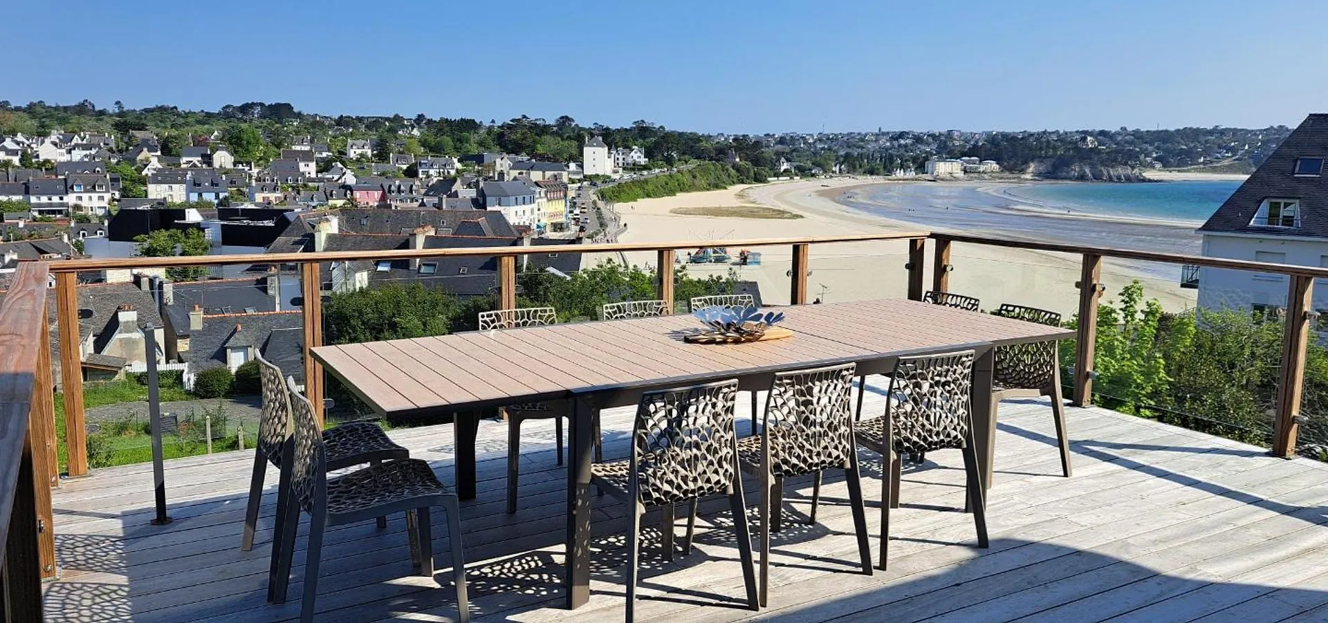 Semesterbostad Maison Spacieuse Morgat Vue Mer Imprenable 5 Chambres, Terrasse Xxl Crozon